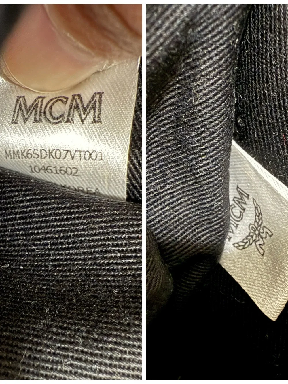 MCM Black Leather Backpack Limited Edition